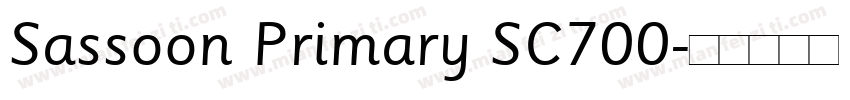 Sassoon Primary SC700字体转换